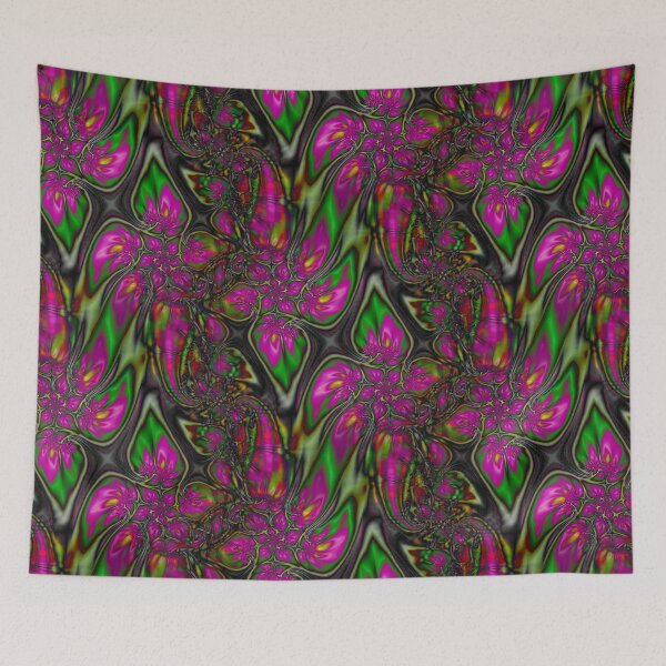 Item preview, Abstract Smudged Melting Fractal Flowers 43 designed and sold by SXW Designs.