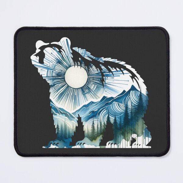 Item preview, Enchanted Mountain Bear Silhouette designed and sold by ScroggMcGoose.
