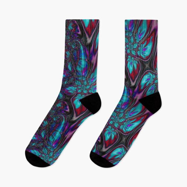 Item preview, Abstract Smudged Melting Fractal Flowers 44 designed and sold by SXW Designs.