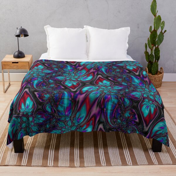 Item preview, Abstract Smudged Melting Fractal Flowers 44 designed and sold by SXW Designs.