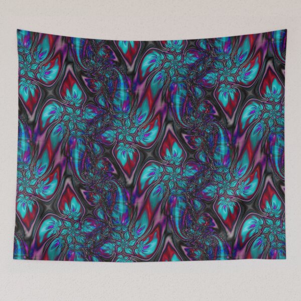 Item preview, Abstract Smudged Melting Fractal Flowers 44 designed and sold by SXW Designs.