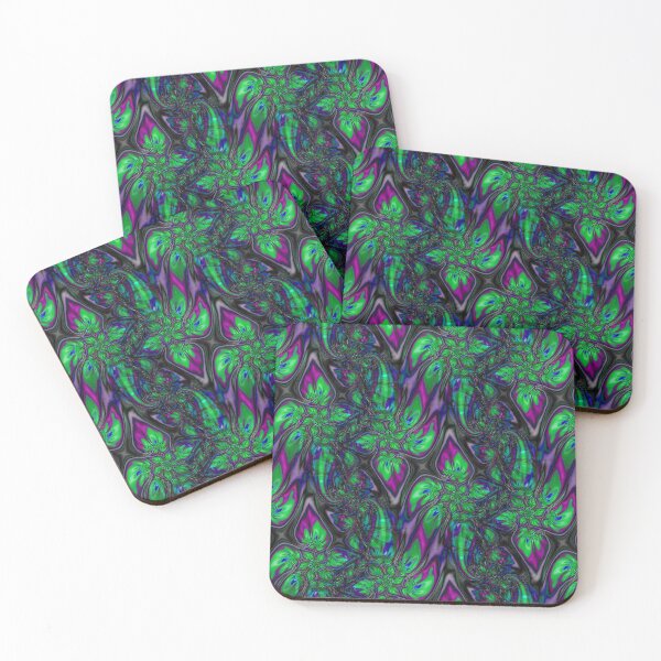Item preview, Abstract Smudged Melting Fractal Flowers 45 designed and sold by SXW Designs.