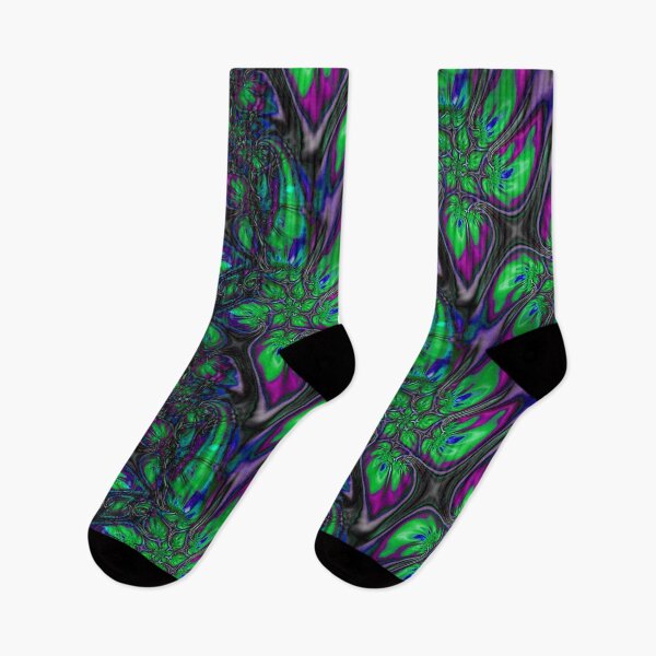 Item preview, Abstract Smudged Melting Fractal Flowers 45 designed and sold by SXW Designs.