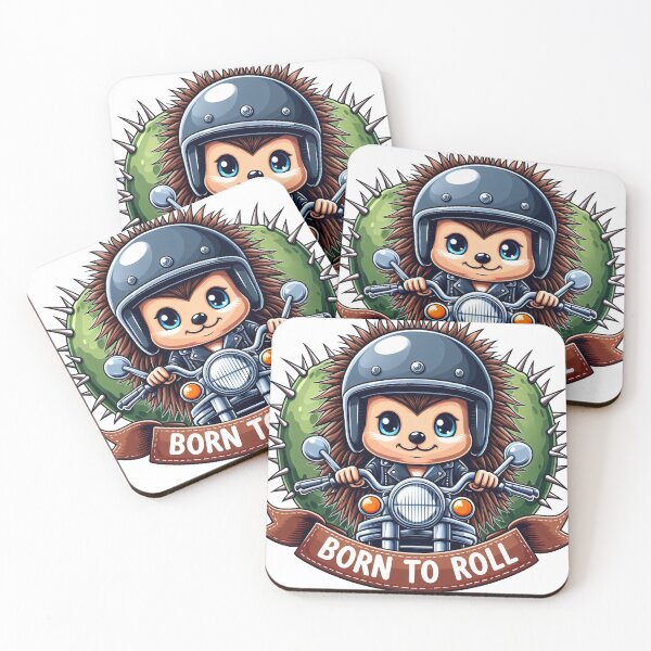 Item preview, Born to Roll Hedgehog designed and sold by Canaba.