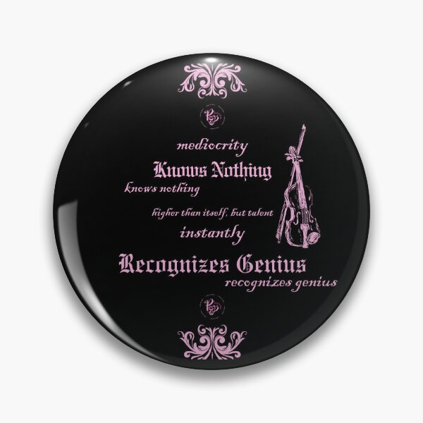 Item preview, Genius - negro y rosa designed and sold by ProsetoPrint.