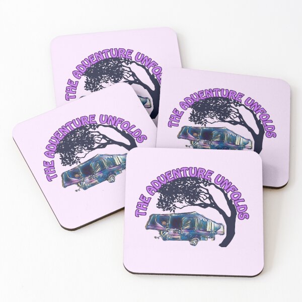 Item preview, The Adventure Unfolds Starry Night Folding Caravan designed and sold by BeccaAelishe.