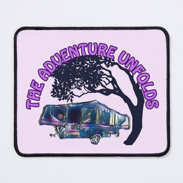 Item preview, The Adventure Unfolds Starry Night Folding Caravan designed and sold by BeccaAelishe.