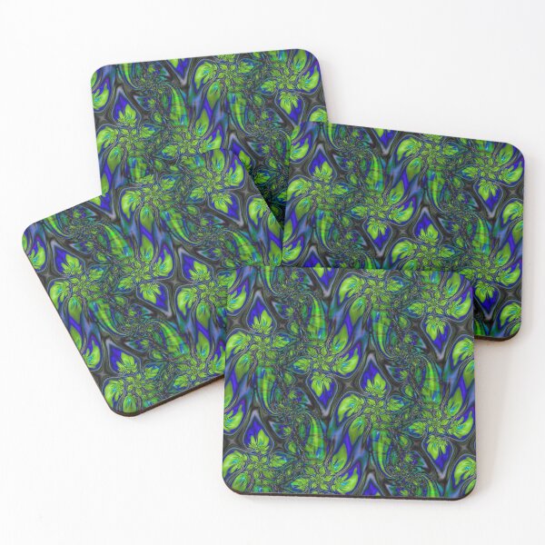 Item preview, Abstract Smudged Melting Fractal Flowers 46 designed and sold by SXW Designs.