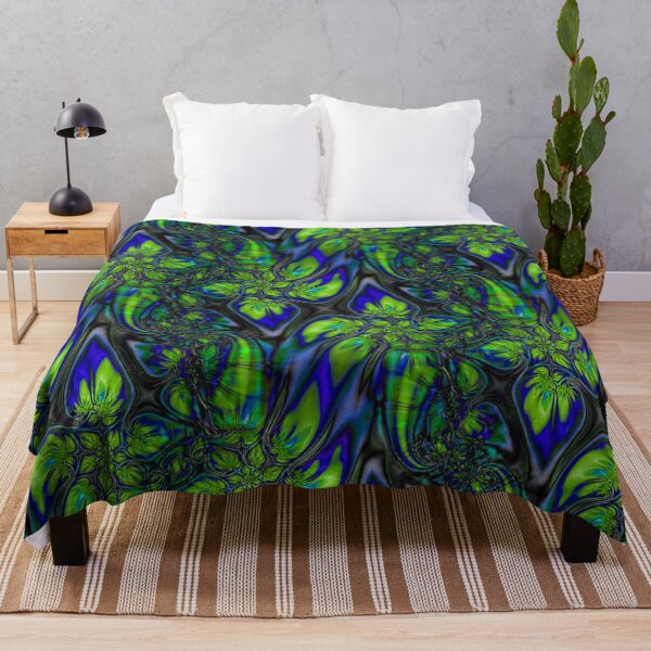 Item preview, Abstract Smudged Melting Fractal Flowers 46 designed and sold by SXW Designs.