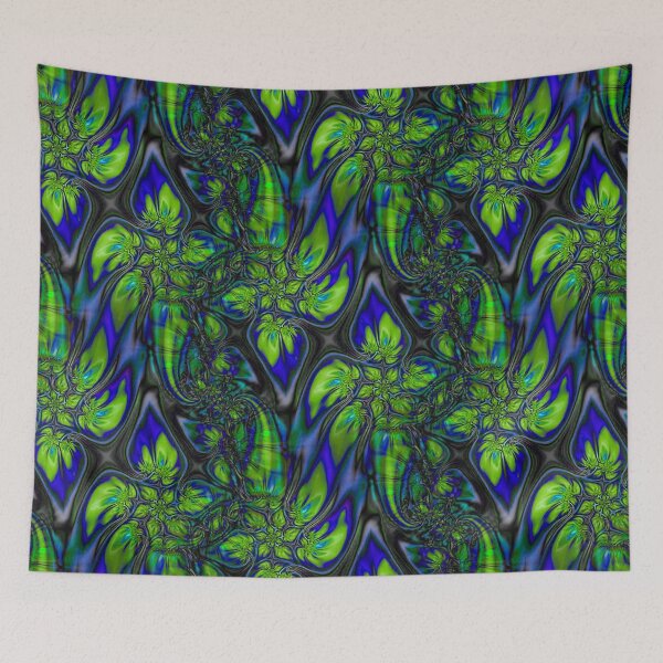 Item preview, Abstract Smudged Melting Fractal Flowers 46 designed and sold by SXW Designs.
