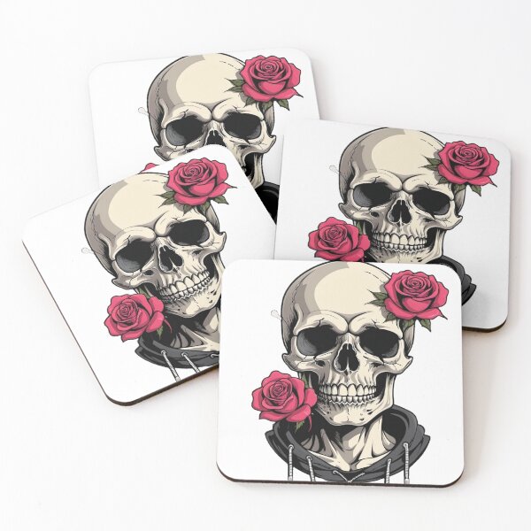Item preview, Skull and roses designed and sold by DKunic.