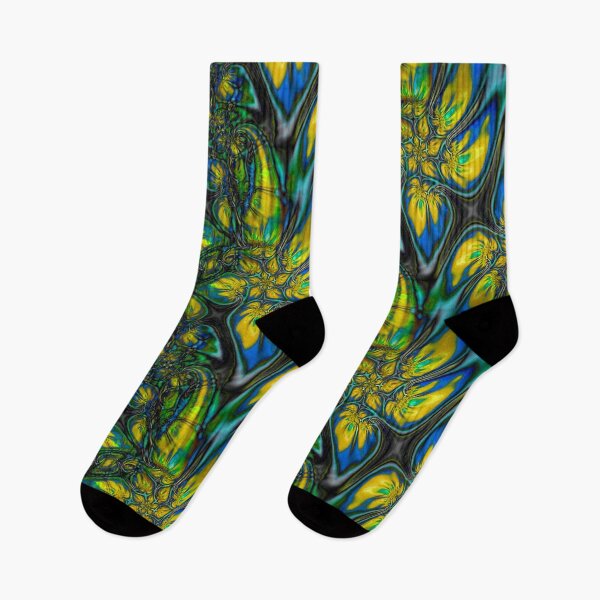 Item preview, Abstract Smudged Melting Fractal Flowers 47 designed and sold by SXW Designs.