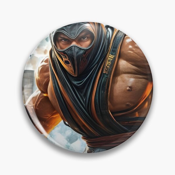 Artikelvorschau, muskulöser Ninja entworfen und verkauft von redmoon64.