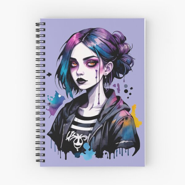 Item preview, Painter Girl - Watercolor Alt Girl Style designed and sold by MadnessEnvelope.