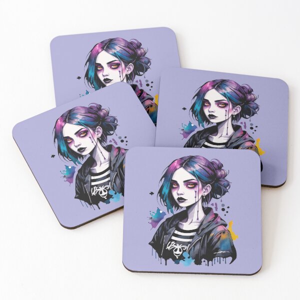 Aperçu de l'œuvre Painter Girl - Aquarelle Alt Girl Style créée et vendue par MadnessEnvelope.