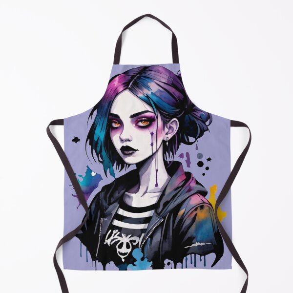 Item preview, Painter Girl - Watercolor Alt Girl Style designed and sold by MadnessEnvelope.