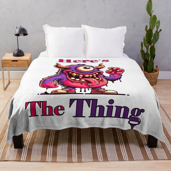 Item preview, Here's The Thing - Funny Monster Design  designed and sold by SpillTheTeaRex.