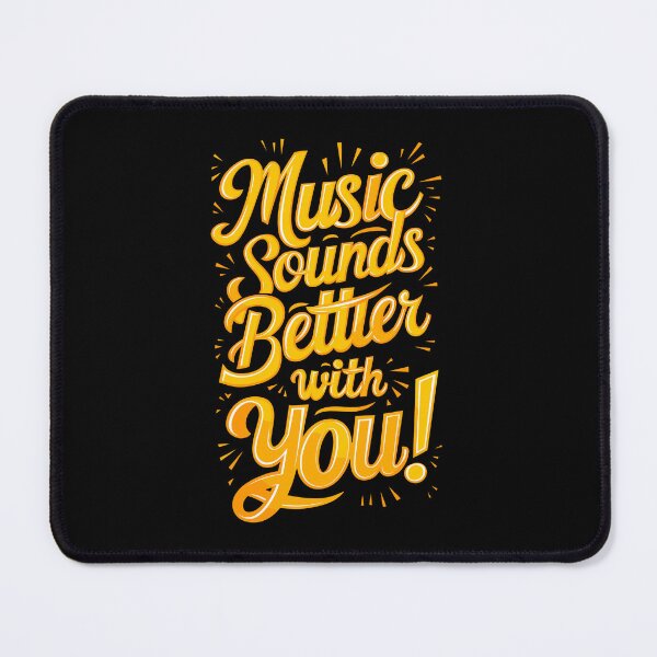 Item preview, Music Sounds Better With You - Electronic Pop Music Merch designed and sold by paulo silveira.