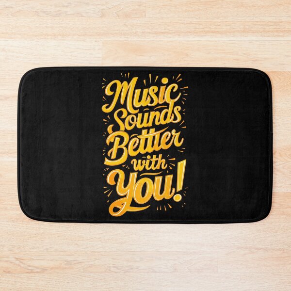 Item preview, Music Sounds Better With You - Electronic Pop Music Merch designed and sold by paulo silveira.