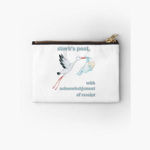 Item preview, Stork's post, with acknowledgement of receipt designed and sold by KolbaVison.