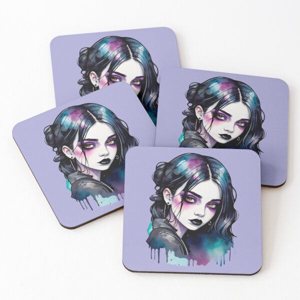 Item preview, Celestial Goth Girl Portrait designed and sold by MadnessEnvelope.