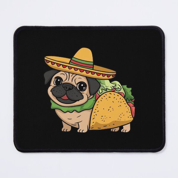 Item preview, Pug In Taco Costume - Funny Pug designed and sold by canvadreamer444.