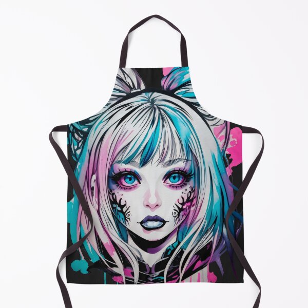 Item preview, Watercolor Alt Girl Portrait designed and sold by MadnessEnvelope.