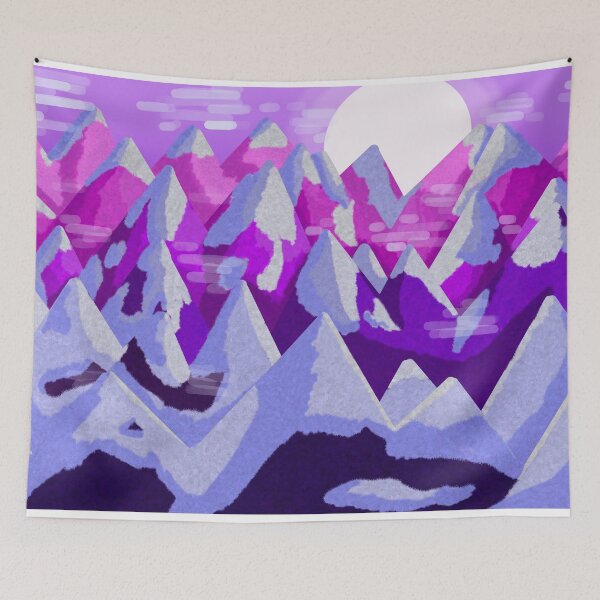 Item preview, Snowy mountains designed and sold by Marrascaud.