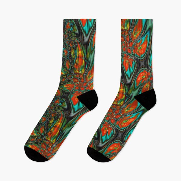 Item preview, Abstract Smudged Melting Fractal Flowers 49 designed and sold by SXW Designs.