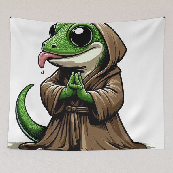 Item preview, Serenity Gecko Monk designed and sold by Canaba.