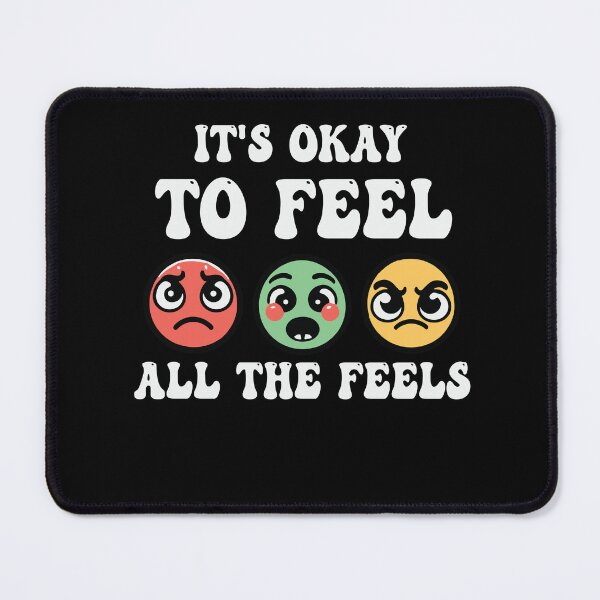 Item preview, It's Okay To Feel All The Feels, ABA Therapist, Speech Therapy, BCBA, Mental Health, RBT, AAC designed and sold by behindthefacts.