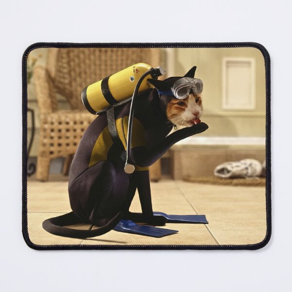Item preview, Scuba Diver Cat designed and sold by MorningFive.