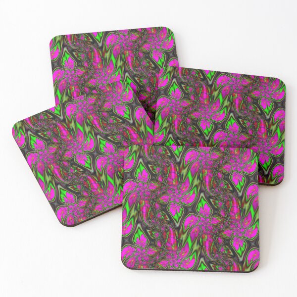 Item preview, Abstract Smudged Melting Fractal Flowers 50 designed and sold by SXW Designs.