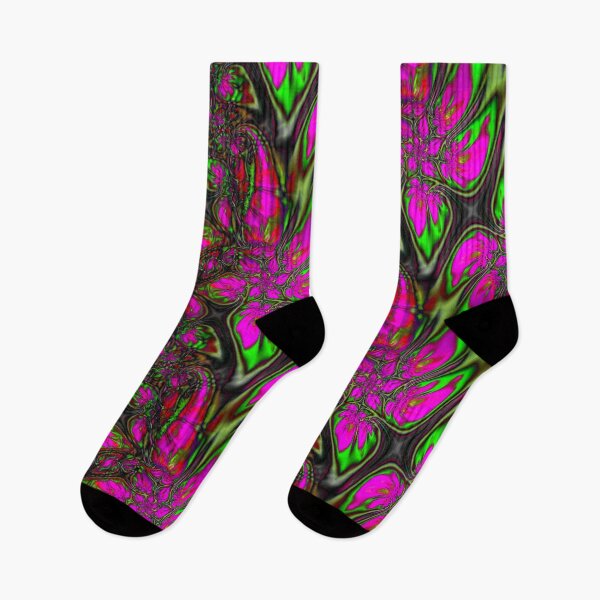 Item preview, Abstract Smudged Melting Fractal Flowers 50 designed and sold by SXW Designs.