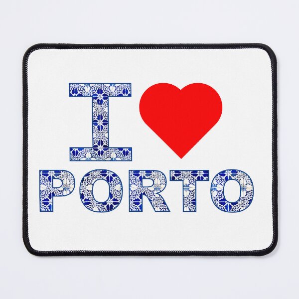 Item preview, I love porto with blue rafts designed and sold by hateeyes.