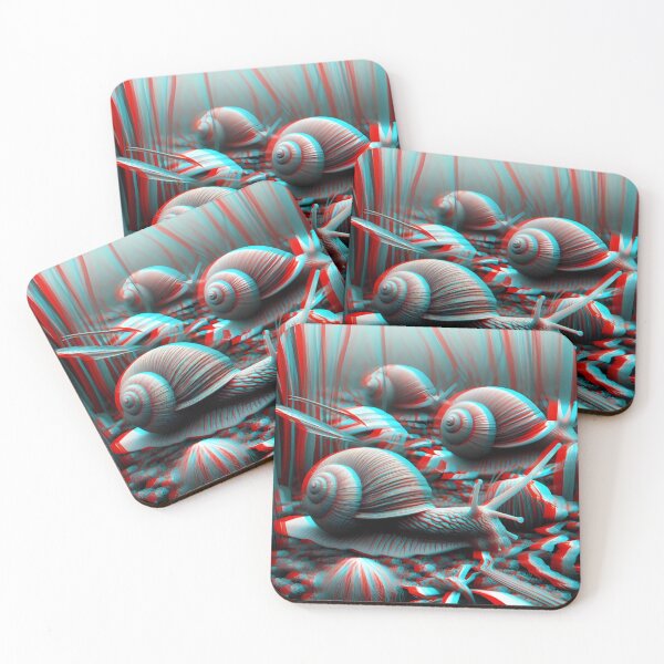 Item preview, 3D SNAIL ADVENTURE: A Journey Through Vibrant Textures designed and sold by SplashTastic.