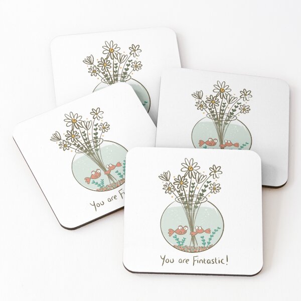 Item preview, Flowers for a Fintastic Person designed and sold by JotsandJoy.