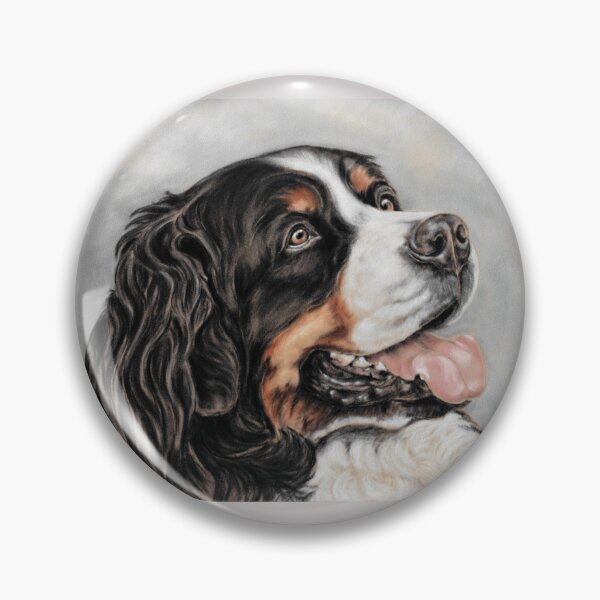 Item preview, Happy Bernese Mountain dog  designed and sold by TraceyEarlArt.