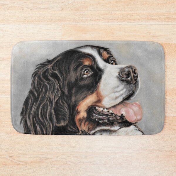 Item preview, Happy Bernese Mountain dog  designed and sold by TraceyEarlArt.