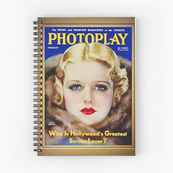 Item preview, Joan Bennett Photoplay Magazine February Issue NSE by Earl Christy Remastered Vintage Art Xzendor7 Reproductions designed and sold by Xzendor7 Digital Art Creations.
