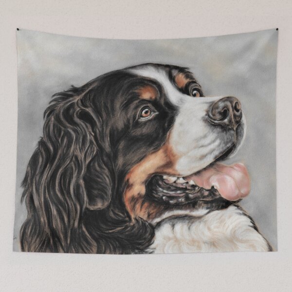 Item preview, Happy Bernese Mountain dog  designed and sold by TraceyEarlArt.