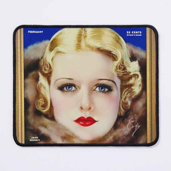 Item preview, Joan Bennett Photoplay Magazine February Issue NSE by Earl Christy Remastered Vintage Art Xzendor7 Reproductions designed and sold by Xzendor7 Digital Art Creations.