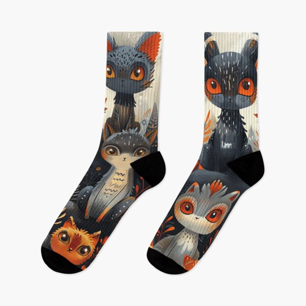 Item preview, Fanciful Forest Inhabitants designed and sold by Retro Type.
