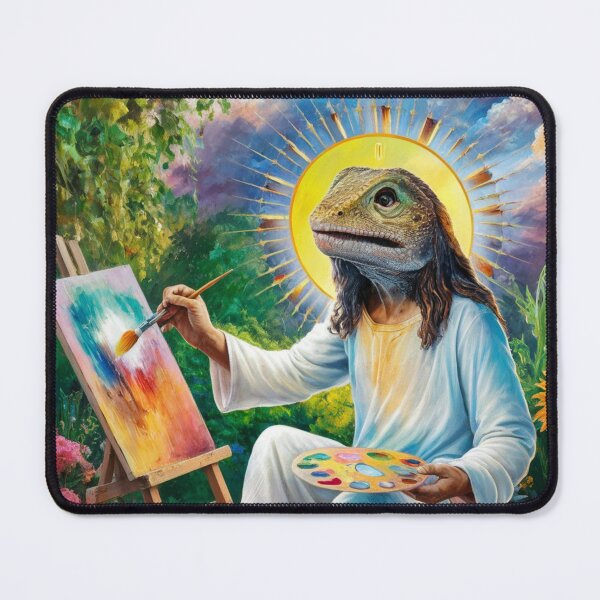 Item preview, "JESUS LIZARD" JESUS LIZARD PAINTING designed and sold by Obinne.