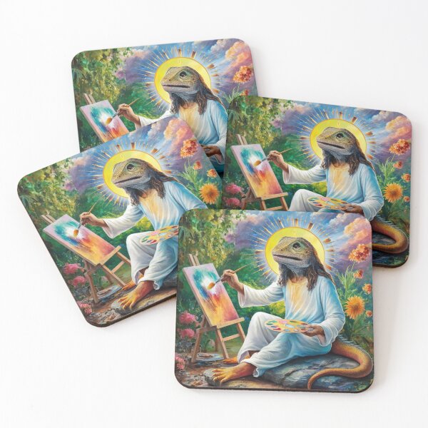 Item preview,  "JESUS LIZARD" JESUS LIZARD PAINTING  designed and sold by Obinne.