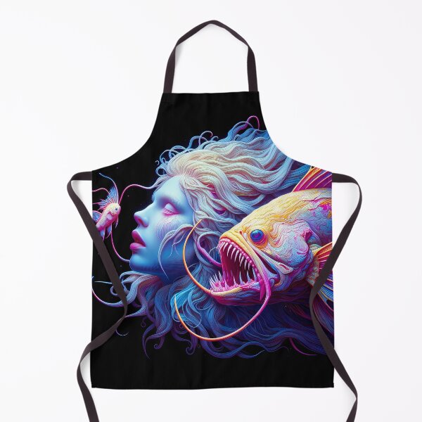 Item preview, Neon lady and fish designed and sold by MireaM.