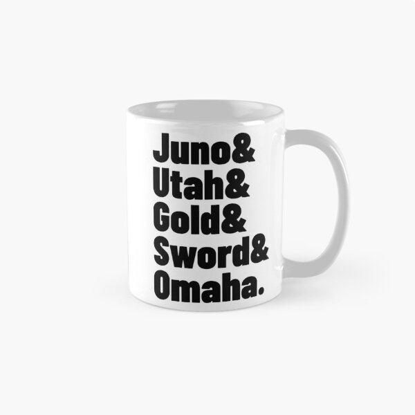 Artikelvorschau, Geschichte des Zweiten Weltkriegs D-Day Strände Juno Utah Goldschwert Omaha entworfen und verkauft von chrisrivait.