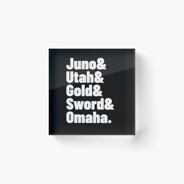 Item preview, WWII History D-Day Beaches Juno Utah Gold Sword Omaha designed and sold by chrisrivait.