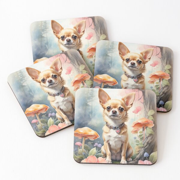 Item preview, 001 Ink Wash Painting of a Cute Chihuahua designed and sold by Alexis Art Collection.
