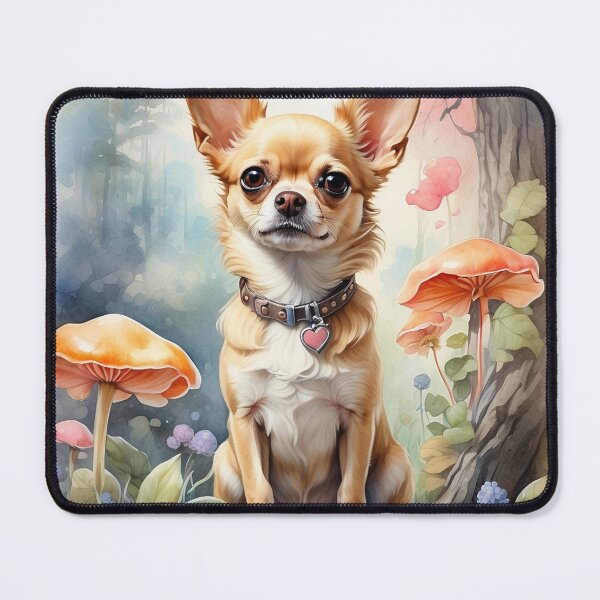Item preview, 001 Ink Wash Painting of a Cute Chihuahua designed and sold by Alexis Art Collection.